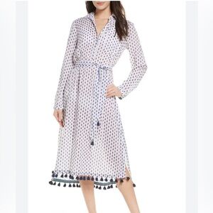 Roller Rabbit Pema Danae Kurta Cover-Up Shirtdress
cotton midi tunic size large